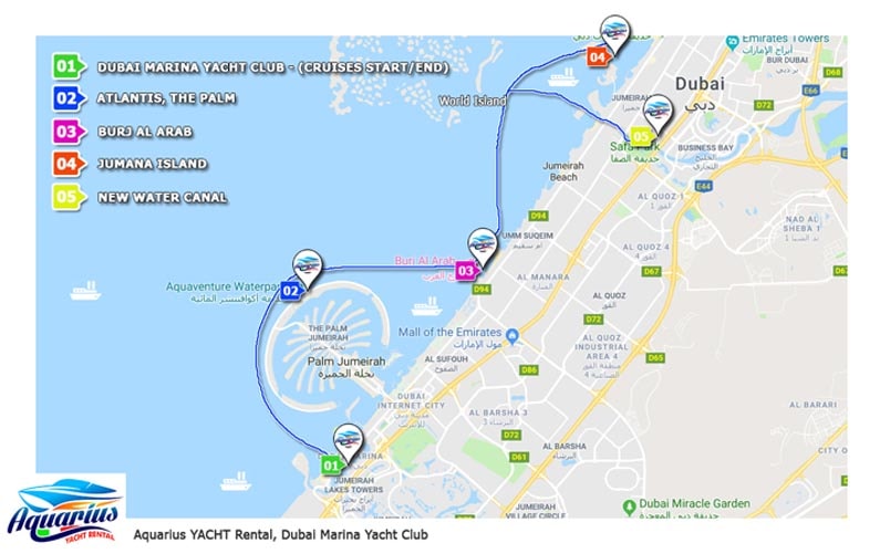 Luxury yacht Rental Dubai Marina
